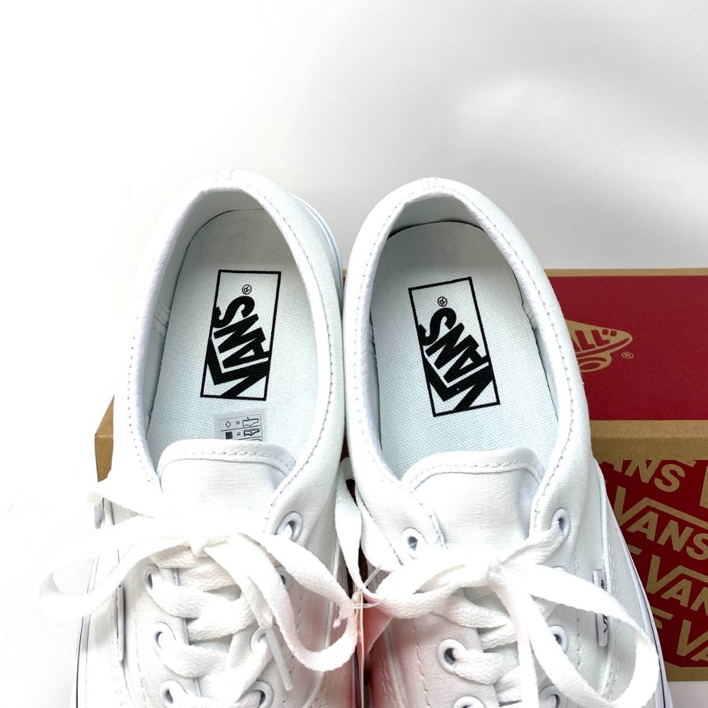 🍃March Sale🍃 VANS Era True White Canvas Men's Sneakers Size 12 VN000EWZW00 - Picture 5 of 9